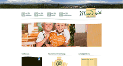 Desktop Screenshot of maurerwirt.at